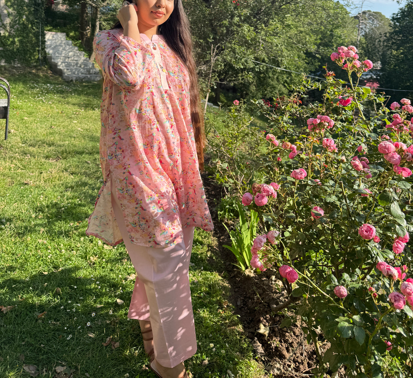 2-piece stitched lawn suit
