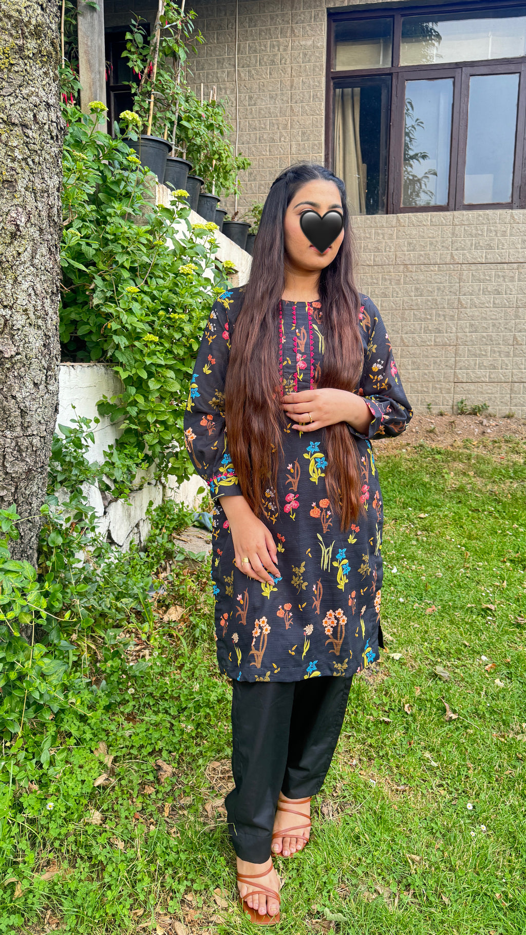 2-Piece stitched lawn Suit