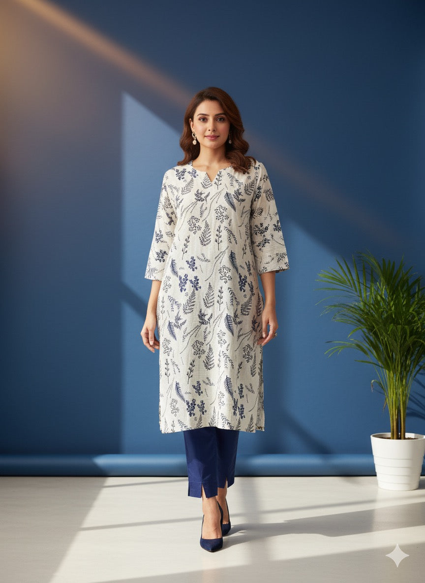 2-piece stitched lawn suit