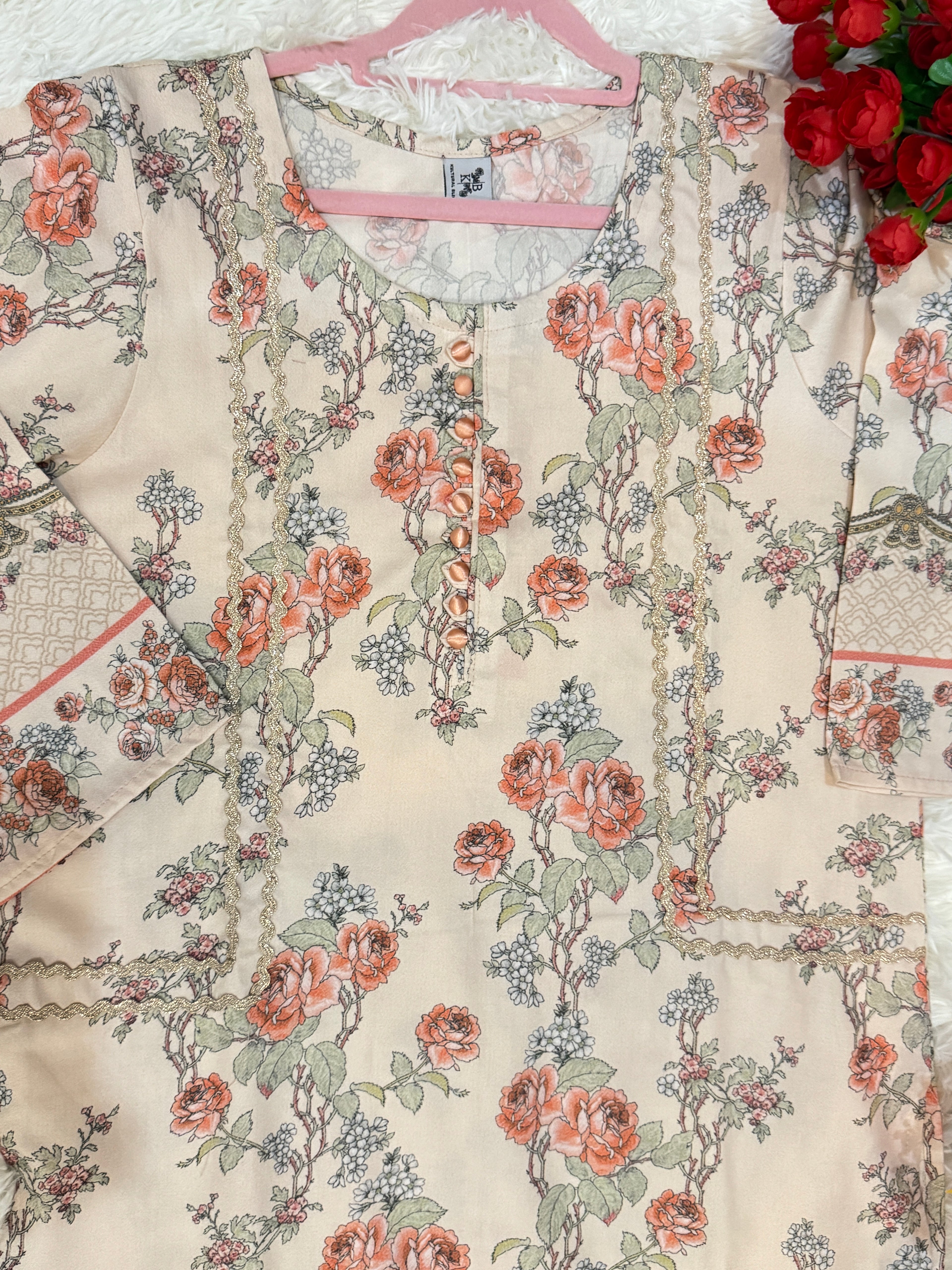 3-Piece Dhanak-Bahaar k Phool.