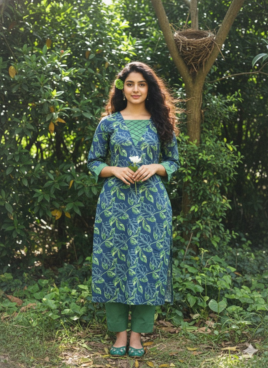 2-Piece stitched lawn suit
