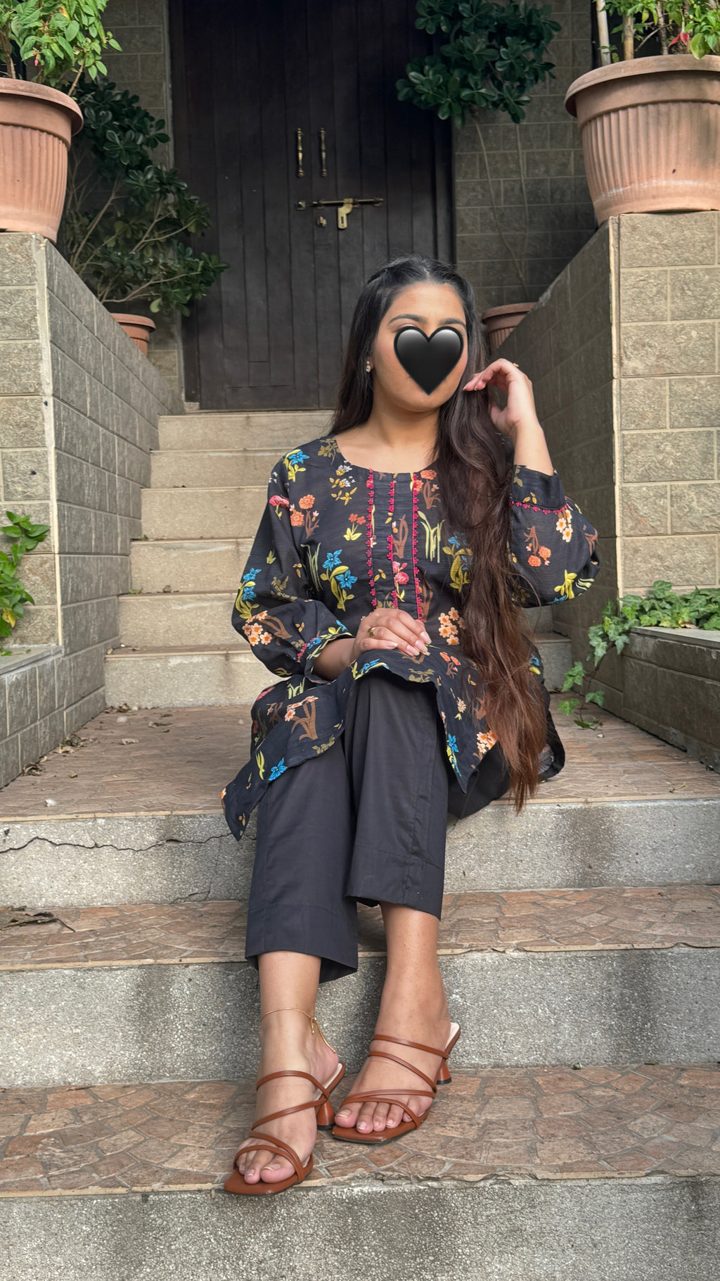 2-Piece stitched lawn Suit