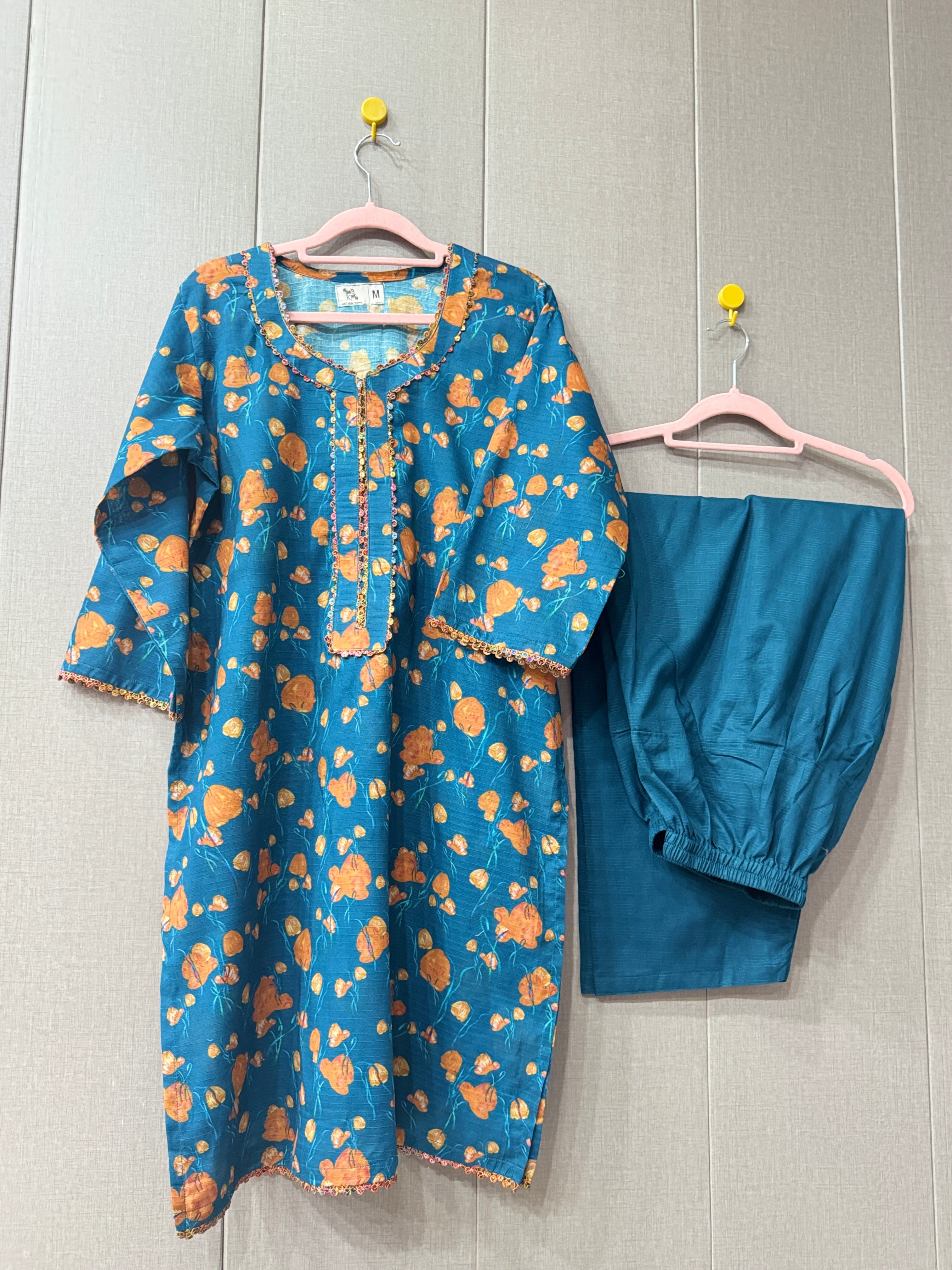 2 Piece stitched Lawn suit.