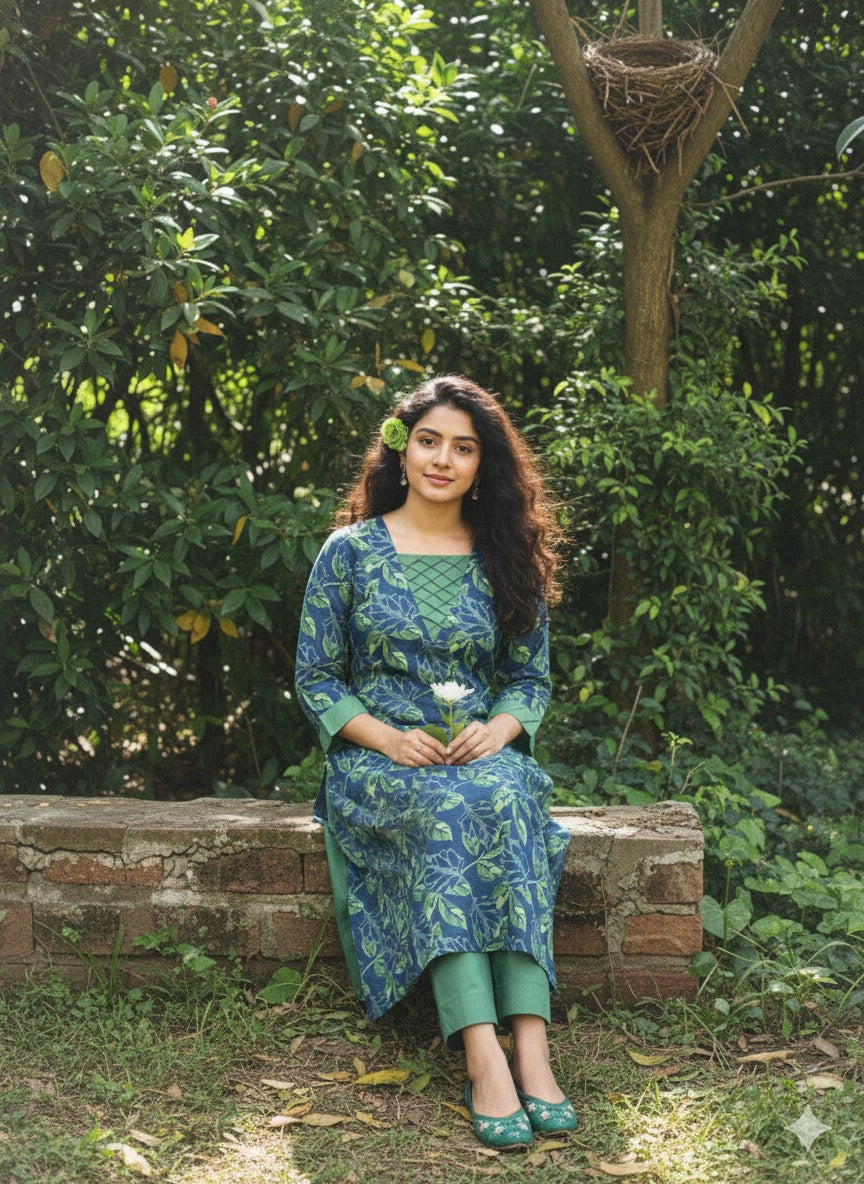 2-Piece stitched lawn suit