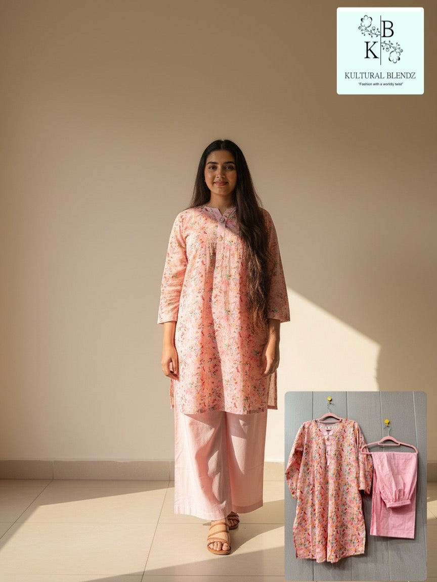 2-piece stitched lawn suit