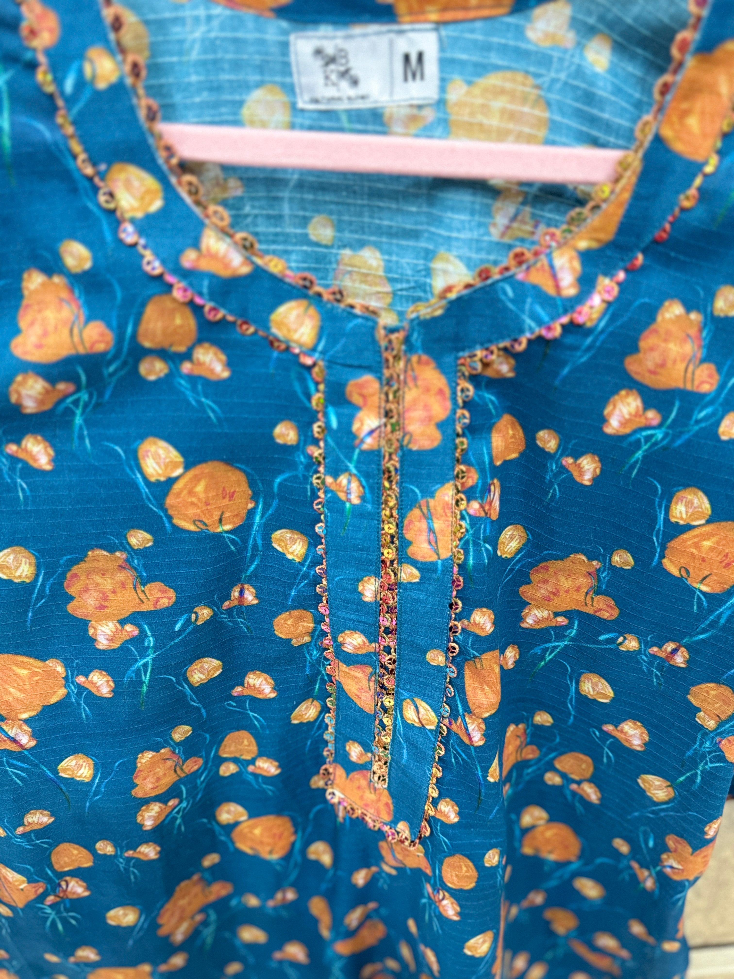 2 Piece stitched Lawn suit.