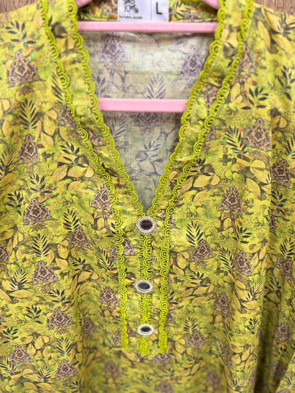 2-Piece stitched lawn co-ord set