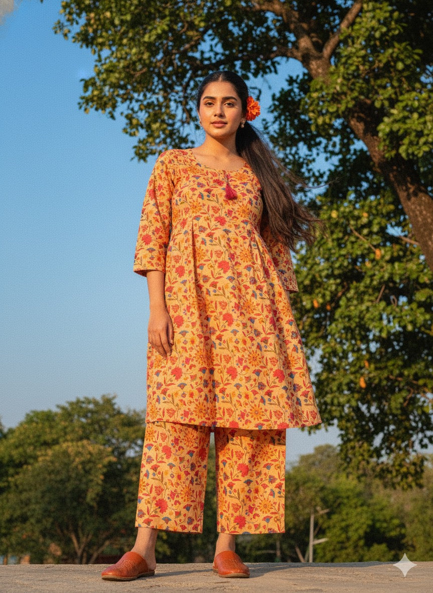 2-Piece Khaddar-Surajmukhi Saya