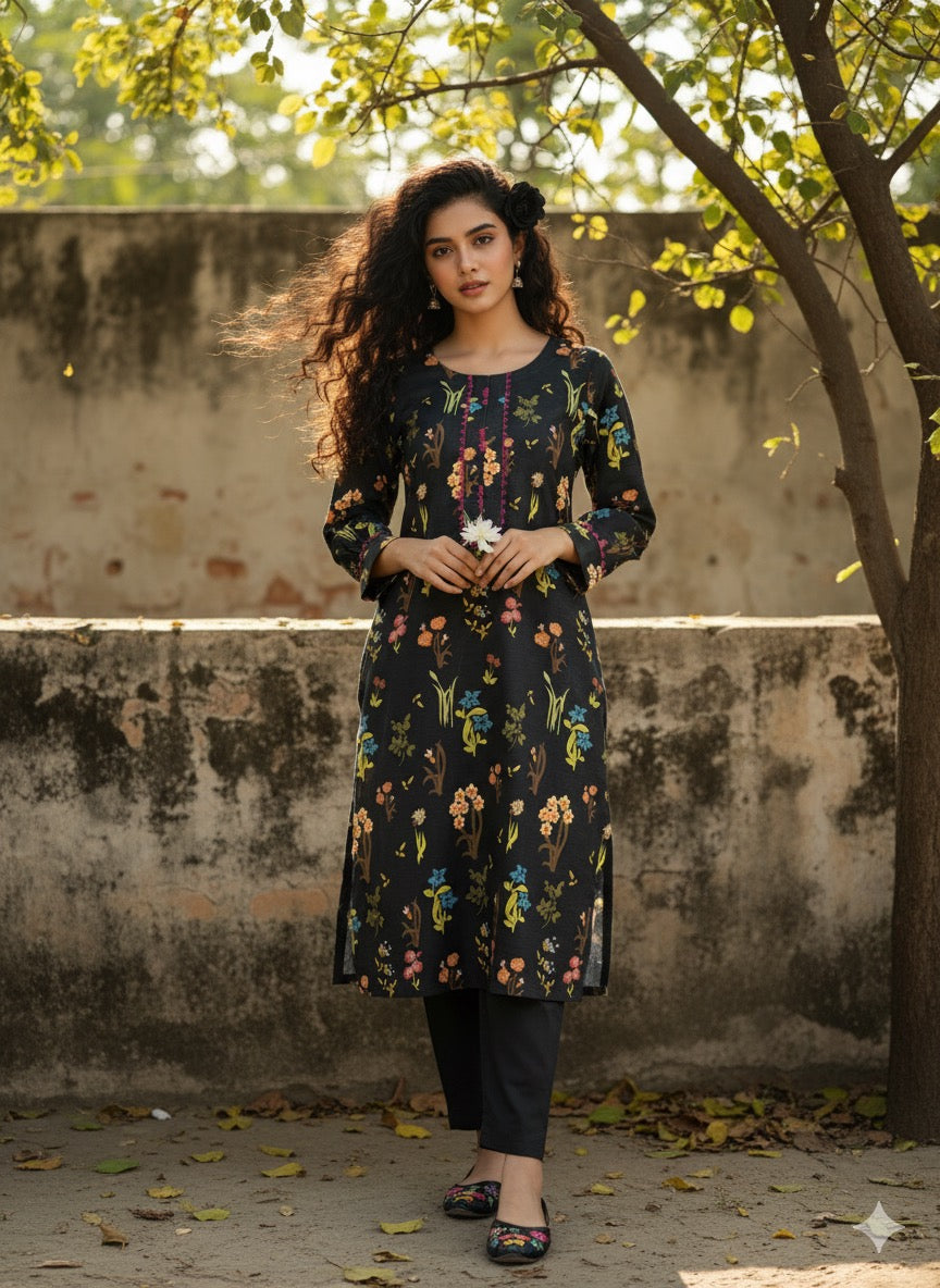 2-Piece stitched lawn Suit