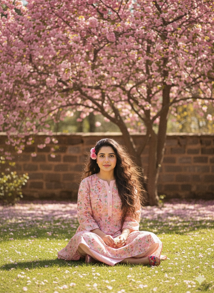 2-piece stitched lawn suit