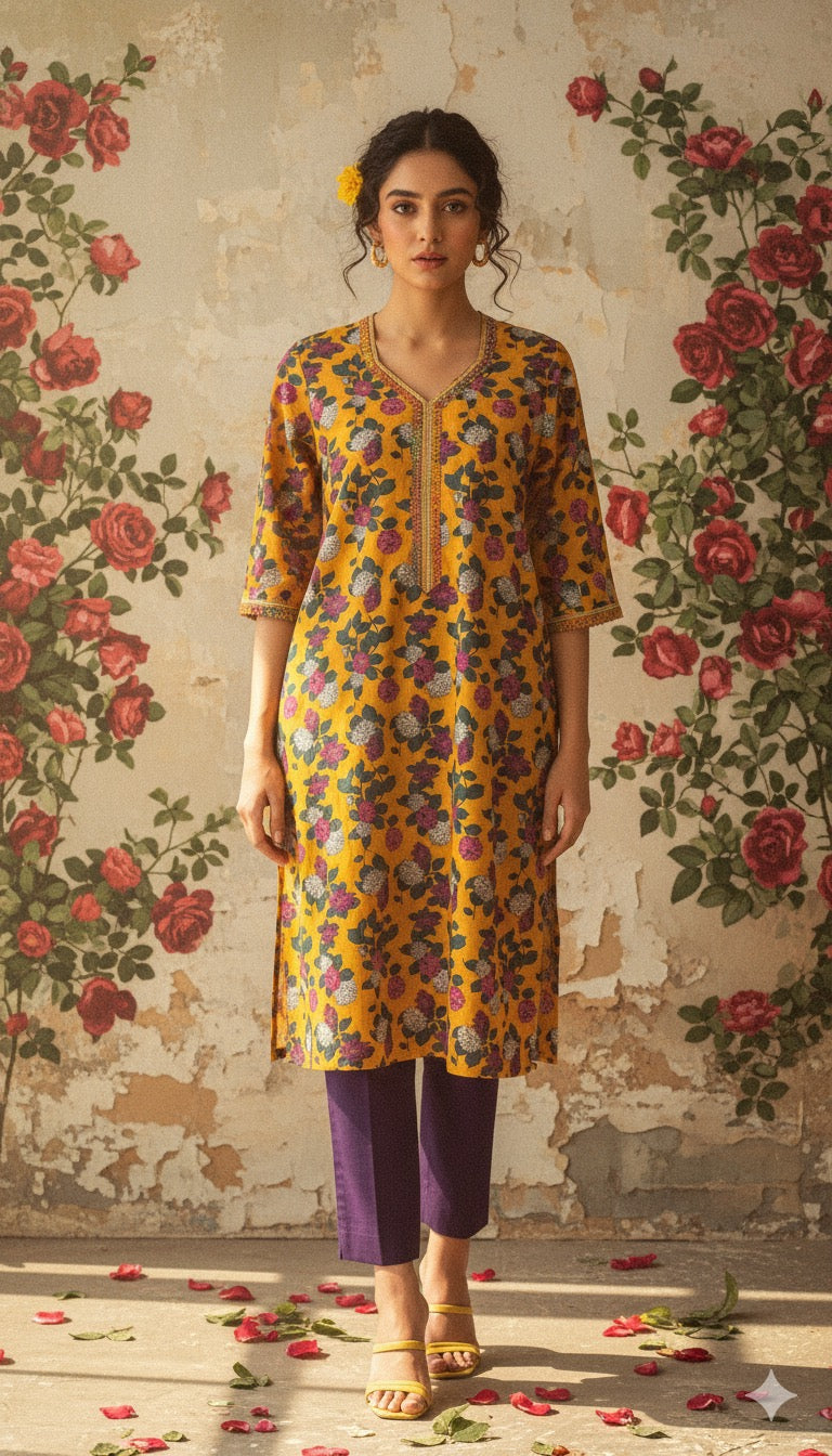 1-Piece long kurta (Chambeli)
