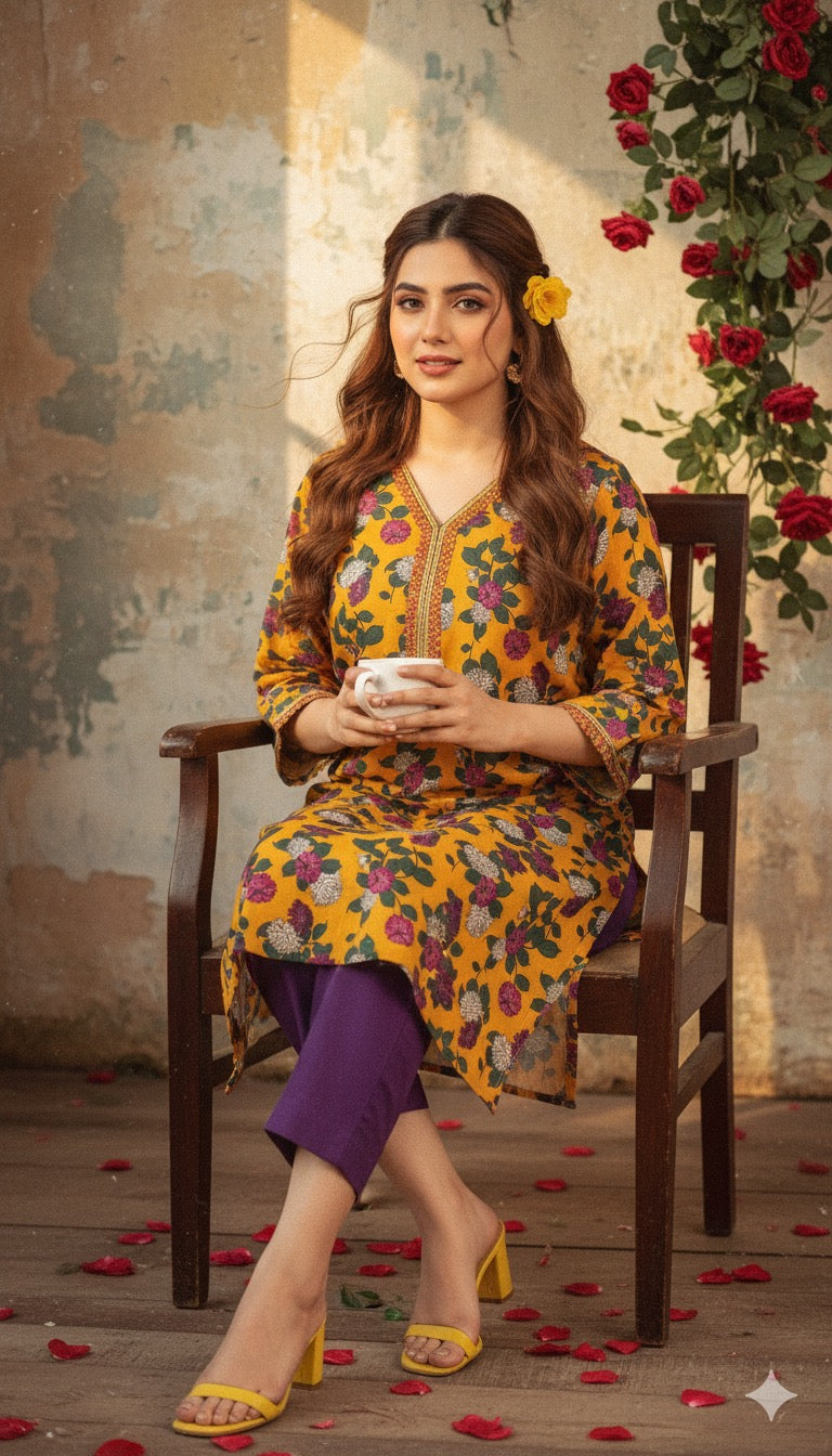 1-Piece long kurta (Chambeli)