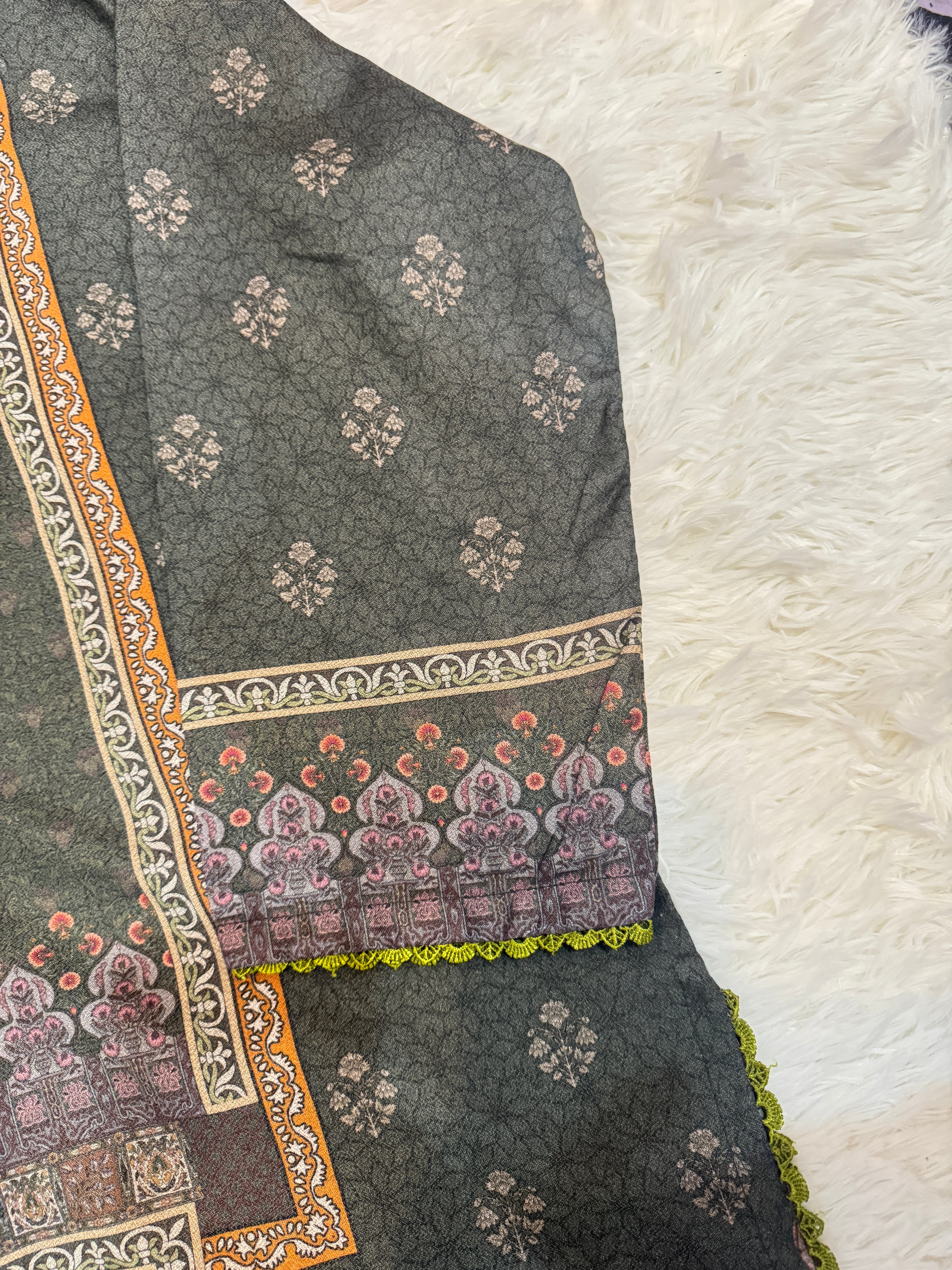 3-Piece Dhanak-Surmaye libas